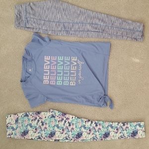 Girls leggings and top size 8-10